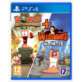 PS4 hra Worms Battlegrounds + Worms W.M.D