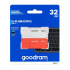 GOODRAM Flash Disk 2x32GB UME2, USB 2.0, bílá, červená