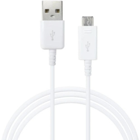 Samsung datový kabel EP-DG925UWE, micro USB, bílá (bulk)