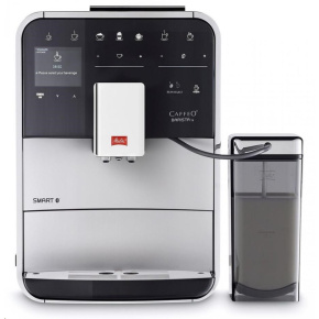 Melitta Barista TS Smart F85/0-101 automatický kávovar, 1450 W, vestavěný mlýnek, nádoba na mléko, SMART, stříbrný