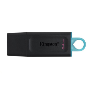 Kingston Flash Disk 64GB USB3.2 Gen 1 DataTraveler Exodia (Black + Teal)