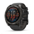 Garmin fenix® 8 AMOLED Sapphire - 51 mm - Carbon Gray DLC Titanium with Black | Pebble Gray Silicone Band, EU