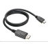 C-TECH kabel DisplayPort/HDMI, 3m, černý