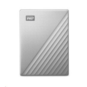 WD My Passport Ultra 1TB, Externí HDD, USB-C 3.0, stříbrná