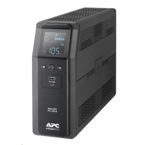 APC Back-UPS Pro BR 1200VA, Sinewave, 8 Outlets, AVR, LCD interface (720W)