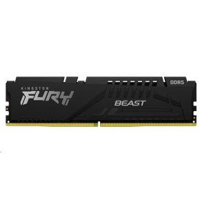 KINGSTON DIMM DDR5 32GB 5200MT/s CL40 FURY Beast Černá