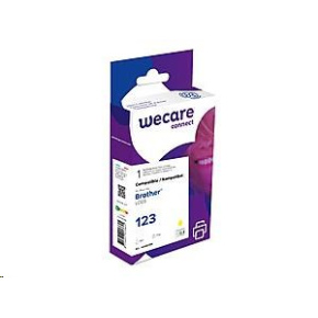 WECARE ARMOR cartridge pro BROTHER, DCP J4110DW, MFC J4310, 4410, 4510DW, 10ml, počet str. 600, žlutá