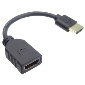 PremiumCord Flexi adapter HDMI Male - Female pro ohebné zapojení kabelu do TV