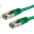 XtendLan patch kabel Cat6A, SFTP, LS0H - 0,25m, zelený (prodej po 10 ks)