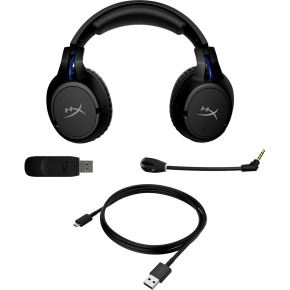 HyperX Cloud Flight - Wireless Gaming Headset (Black-Blue) - PS5-PS4 (HHSF1-GA-BK/G) - Sluchátka pro herní konsole