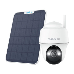 REOLINK bezpečnostní kamera Argus B440, 2.4 GHz, USB-C, Solární panel, 64GB, bílá