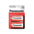 PANASONIC Zinkouhlíkové baterie Red Zinc R20RZ/2BP EU D 1,5V (Blistr 2ks)