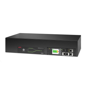 APC Rack ATS, 230V, 32A, (16)C13 (2)C19 out, 2U, IEC 309 32A 2P+E (2) (2.44m)