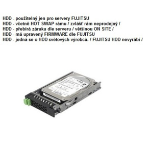 FUJITSU HDD SRV SAS 12G 1.2TB 10K 512n HOT PL 2.5' EP