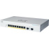 Cisco switch CBS220-8FP-E-2G (8xGbE,2xSFP, 8xPoE+,130W,fanless)