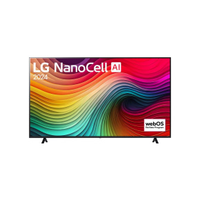 LG NANO82 75" TV, 4K Ultra HD, NanoCell, webOS, HDR, Bluetooth 5.1, WiFi, ThinQ, AI Sound Pro