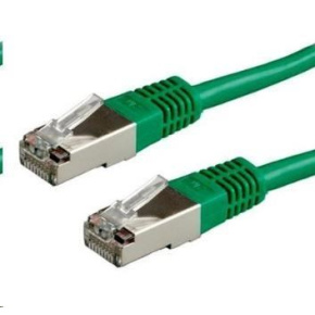 XtendLan patch kabel Cat6A, SFTP, LS0H - 0,3m, zelený (prodej po 10 ks)