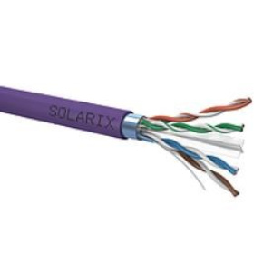 Instalační kabel Solarix FTP, Cat6, drát, LSOH, cívka 500m SXKD-6-FTP-LSOH