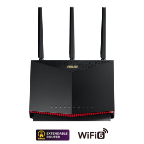 ASUS RT-AX86U Pro (AX5700) WiFi 6 Extendable Router, AiMesh, 4G/5G Mobile Tethering