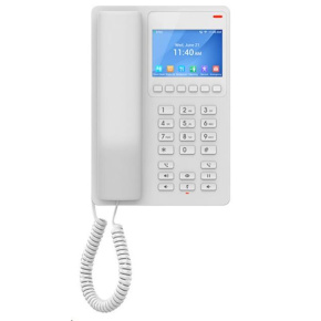 Grandstream GHP630W SIP WiFi hotelový telefon s displejem bílý