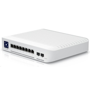 UBNT USW-Enterprise-8-PoE [8x 2.5G RJ45, 2x 10G SFP+, 120W PoE budget, PoE+ 802.3af/at, 1,3" dotykový displej]