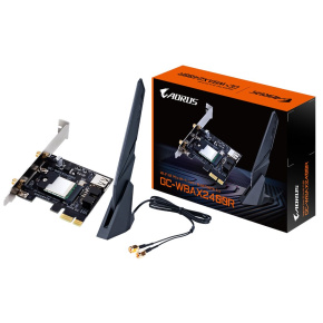 GIGABYTE WI-FI karta GC-WBAX2400R, PCIe x1, WiFi 6E, BT v5.3