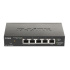 D-Link DGS-1100-05PDV2 5-Port Gigabit PoE Smart Switch, bez zdroje - napájen přes PoE, 2 PoE porty