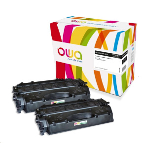 OWA Armor toner pro HP LJ P2050, P2055, 2x6500 stran, CC505XD, černá/black