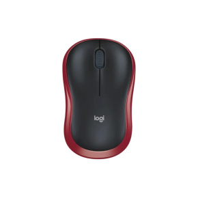 Logitech Wireless Mouse M185, red