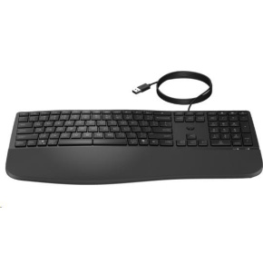 HP 480 Comfort Wired Keyboard - drátová ergonomická klávesnice CZ/SK