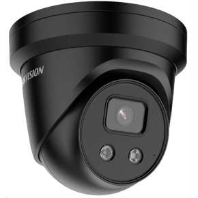 Hikvision DS-2CD2346G2-IU(2.8mm)(C)(BLACK), 4MPix IP Turret AcuSense kamera; IR 30m, IP67, mikrofon, černá