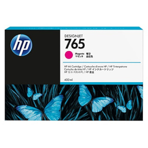 HP 765 Magenta DJ Ink Cart, 400 ml, F9J51A